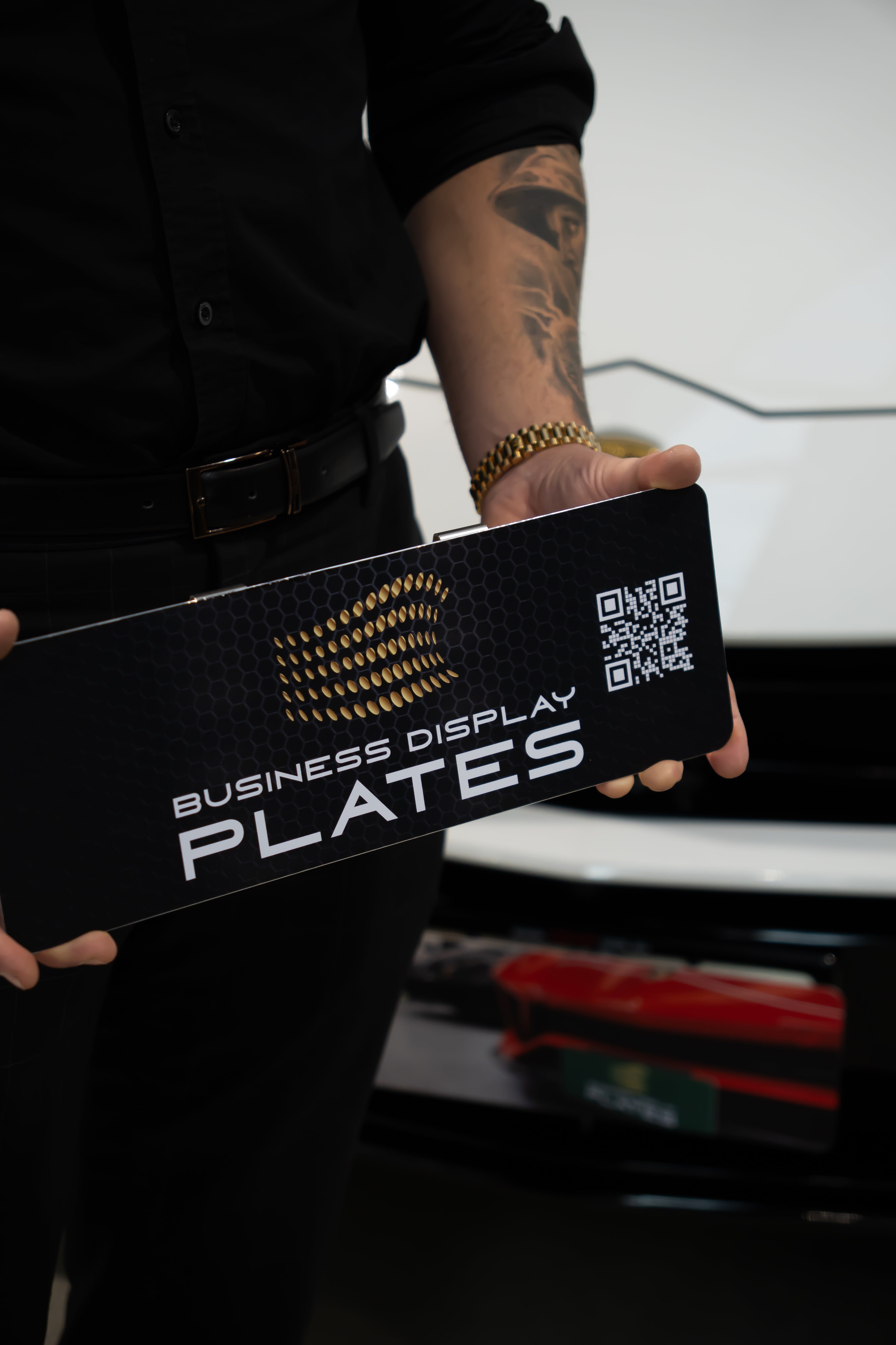 V1 & V2 Business Display Plate Set with Carry Case
