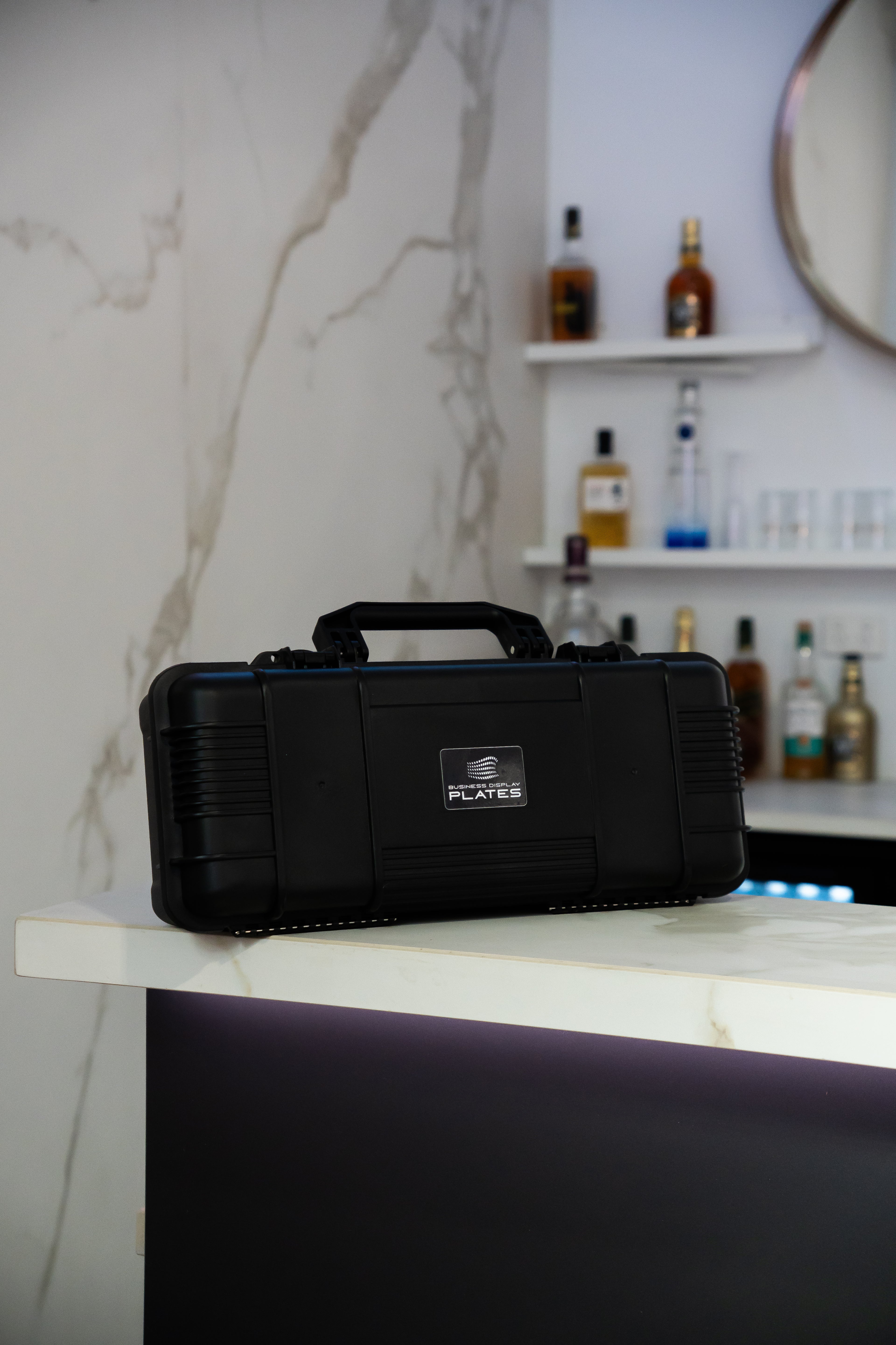 V1 & V2 Business Display Plate Set with Carry Case
