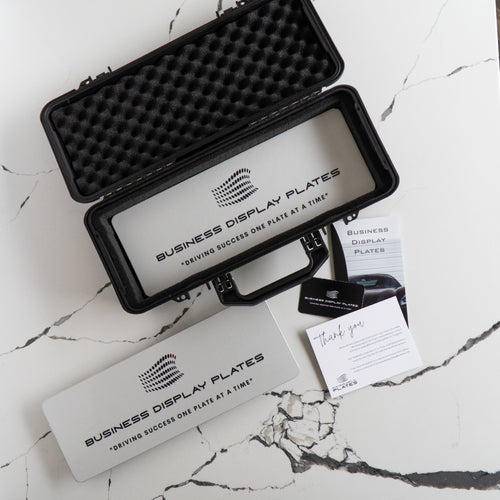 V1 & V2 Business Display Plate Set with Carry Case